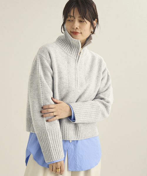 Plage - プラージュ 24AW pooginook zip up ニット セーター Plage - プラージュ 24AW pooginook zip up ニット セーターの