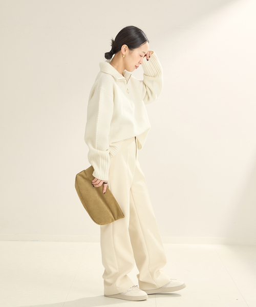 プラージュ☆ pooginook zip up ニット セール】pooginook zip up ニット（ニット/セーター）｜Plage