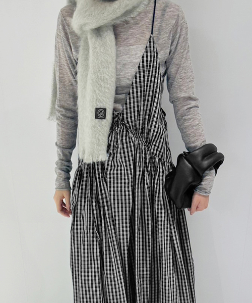 セール】《追加2》NEW ギャザー キャミソールドレス（ワンピース