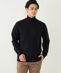 SHIPS Colors:〈洗濯機可能〉FIVE MIX YARN 7G タートルネック ニット