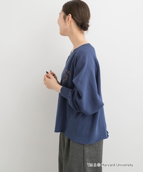 GOOD ROCK SPEED(グッドロックスピード)の「『一部別注カラー』GOOD ROCK SPEED HARVARD UNIVERSITY(Tシャツ/カットソー・レディース・ベージュ/ネイビー/ライトピンク・FREE)」の16枚目の写真