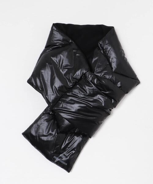 ITEMS URBANRESEARCH（アイテムズ アーバンリサーチ）の「ダウンマフラー（マフラー・メンズ・ブラック/カーキ・-）」の4枚目の写真