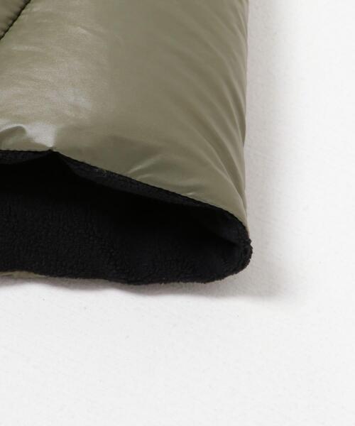ITEMS URBANRESEARCH（アイテムズ アーバンリサーチ）の「ダウンマフラー（マフラー・メンズ・ブラック/カーキ・-）」の10枚目の写真
