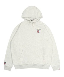 A'GEM/9 × .kom『GRAF&WU/グラフアンドユー』ワンポイントデザインパーカー