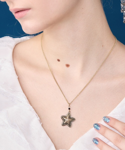 【AMY O】 Vega Star Duo Pendant  ネックレス（2色）★国内発 AMY O】 Vega Star Duo Pendant ネックレス（2色）☆国内発 (AMY