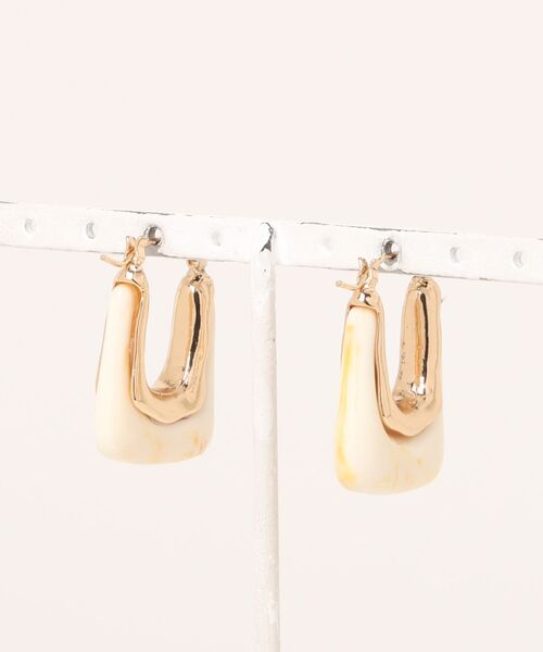 Burner（バーナー）の「【OKUOKU　0909】シースルー ピアス 両耳用　 oku-pierce-643795781439-9 N（ピアス（両耳用）・レディース・ベージュ系その他/ブラウン/オフホワイト/クリア/ブラウン系その他/グレー系その他/ゴールド系/ベージュ系その他2/グレー系その他2・FREE）」の12枚目の写真