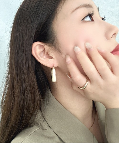 Burner（バーナー）の「【OKUOKU　0909】シースルー ピアス 両耳用　 oku-pierce-643795781439-9 N（ピアス（両耳用）・レディース・ベージュ系その他/ブラウン/オフホワイト/クリア/ブラウン系その他/グレー系その他/ゴールド系/ベージュ系その他2/グレー系その他2・FREE）」の11枚目の写真