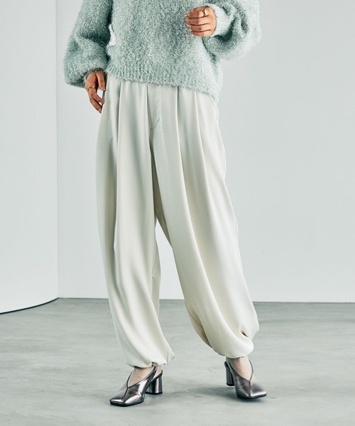 2タックサテンパンツ 253183（その他パンツ）｜LEPSIM（レプシィム）