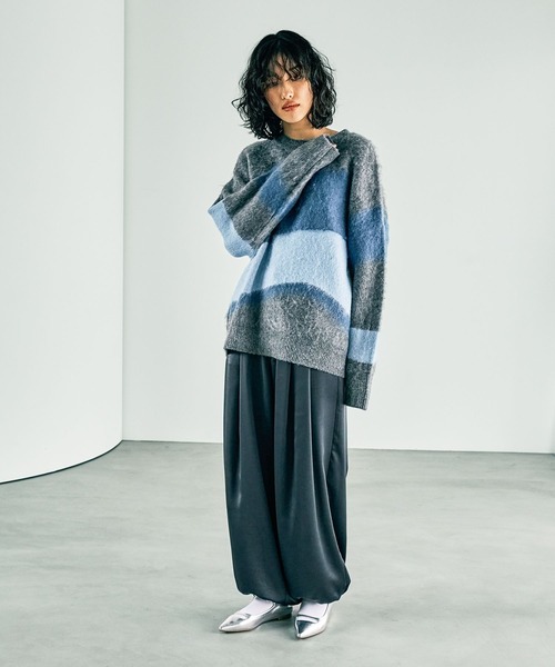 2タックサテンパンツ 253183（その他パンツ）｜LEPSIM（レプシィム）