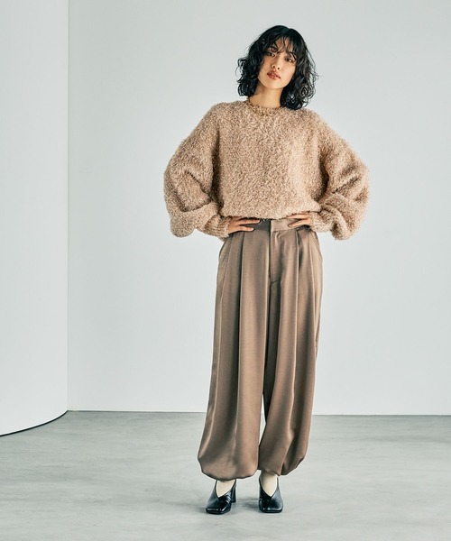 2タックサテンパンツ 253183（その他パンツ）｜LEPSIM（レプシィム）