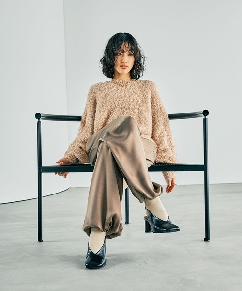 2タックサテンパンツ 253183（その他パンツ）｜LEPSIM（レプシィム）