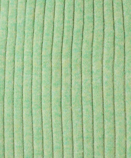 Cutie Blonde（キューティーブロンド）の「◆【セットアップ可】リブ編みの縦ラインですっきり見え ニットナロースカート（スカート・レディース・ライトベージュ/ブラック/スモーキーグリーン系・04/03/02/01）」の10枚目の写真