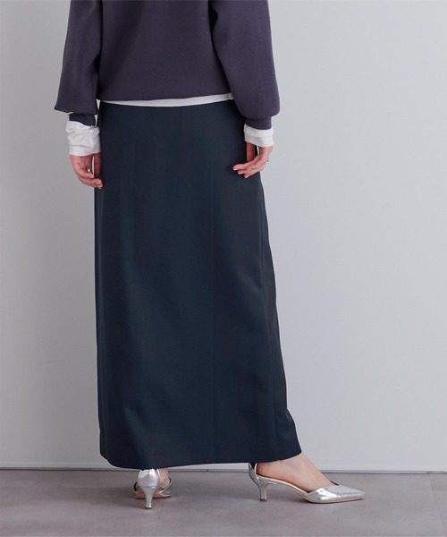UR'S（ユアーズ）の「ラップデザインIラインスカート（スカート・レディース・アイボリー/チャコール/ネイビー・XS/L/M/S）」の19枚目の写真