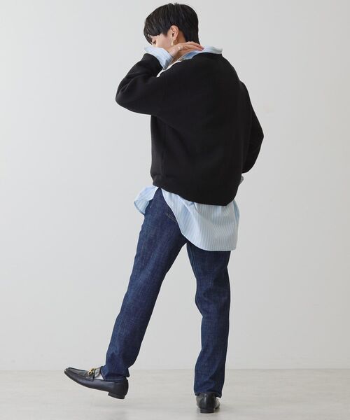AMERICAN HOLIC（アメリカンホリック）の「バイパチTHANKS.ジャガードニットプルオーバー（ニット/セーター・レディース・杢グレー/ブラック・L/M）」の18枚目の写真