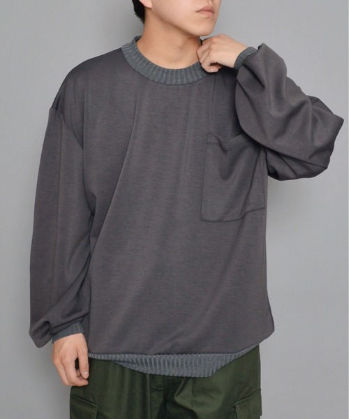 【セール】【MODISH GAZE】ルーズシルエット スウェットシャツ（スウェット）｜MODISH GAZE（モディシュガゼ）