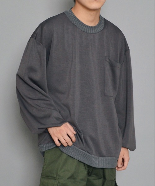 【セール】【MODISH GAZE】ルーズシルエット スウェットシャツ（スウェット）｜MODISH GAZE（モディシュガゼ）