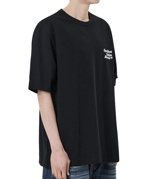 OY(オーワイ)の「『OY/オーワイ』 GLOSS STITCH TEE/グロスステッチ半袖Tシャツ(Tシャツ/カットソー・レディース・ブラック/ホワイト・XL/M)」の12枚目の写真