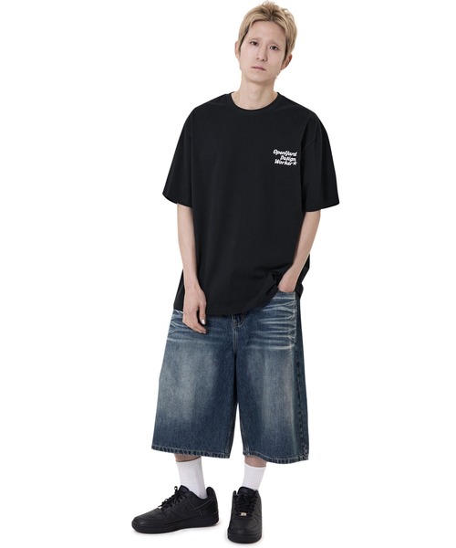OY(オーワイ)の「『OY/オーワイ』 GLOSS STITCH TEE/グロスステッチ半袖Tシャツ(Tシャツ/カットソー・レディース・ブラック/ホワイト・XL/M)」の14枚目の写真