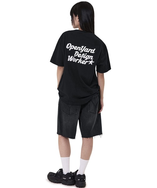 OY(オーワイ)の「『OY/オーワイ』 GLOSS STITCH TEE/グロスステッチ半袖Tシャツ(Tシャツ/カットソー・レディース・ブラック/ホワイト・XL/M)」の16枚目の写真