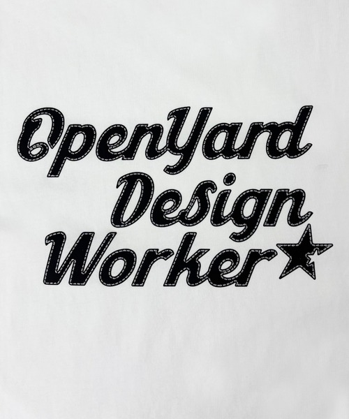 OY(オーワイ)の「『OY/オーワイ』 GLOSS STITCH TEE/グロスステッチ半袖Tシャツ(Tシャツ/カットソー・レディース・ブラック/ホワイト・XL/M)」の9枚目の写真