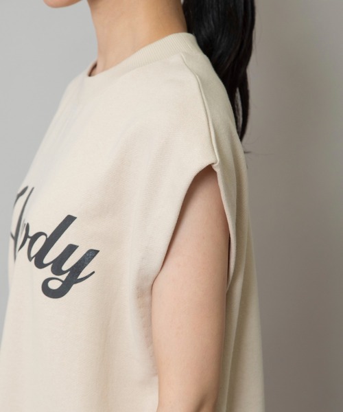 Munich(ミューニック)の「スリーブレスロゴスウェット(スウェット・レディース・スモークグレー/ネイビー/ライトベージュ・FREE)」の16枚目の写真