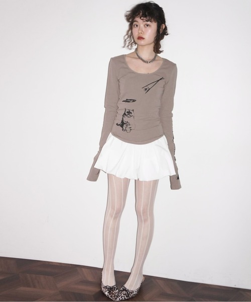 musubore（ムスボレ）の「long sleeve tattoo tops / タトゥー