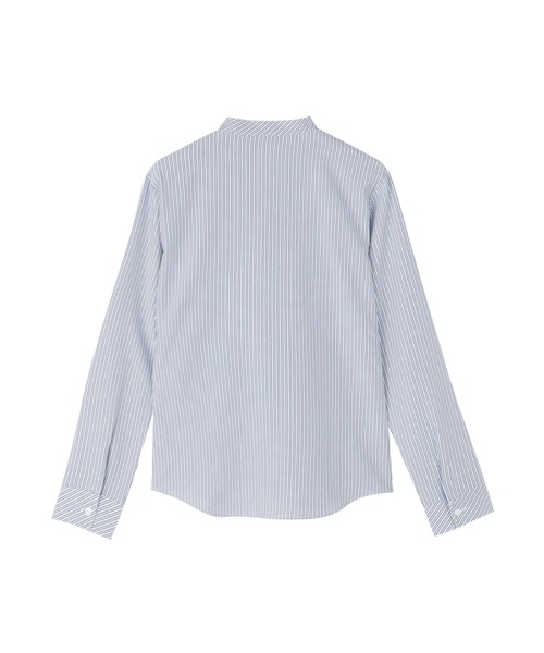 TOKYO SHIRTS(トウキョウシャツ)の「【吸水速乾】【COFREX】スキッパー レディース長袖シャツ(シャツ/ブラウス・レディース・ネイビー・M/L/LL/XL/S)」の5枚目の写真