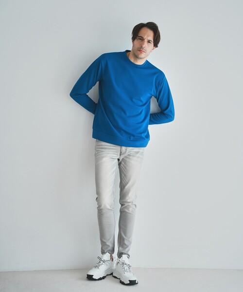 RATTLE TRAP(ラトルトラップ)の「クレイジージャガードロングスリーブTシャツ(スウェット・メンズ・ホワイト/ブラック/ブルー・M/L)」の15枚目の写真