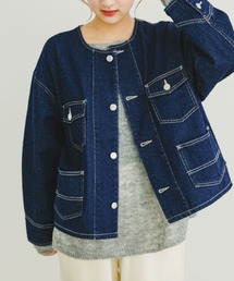 ITEMS URBANRESEARCH | デニムノーカラージャケット(デニムジャケット)