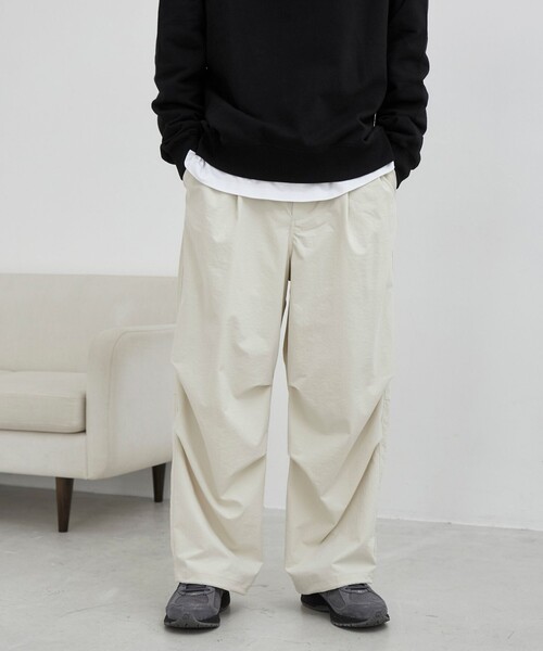 coen（コーエン）の「【C.Mt】WIDE PANTS（その他パンツ・メンズ・オフホワイト/ブラック/ダークグレー・M/L）」の5枚目の写真
