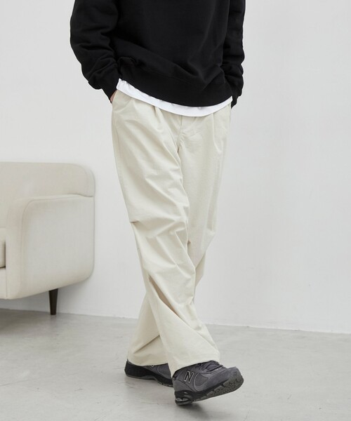 coen（コーエン）の「【C.Mt】WIDE PANTS（その他パンツ・メンズ・オフホワイト/ブラック/ダークグレー・M/L）」の7枚目の写真