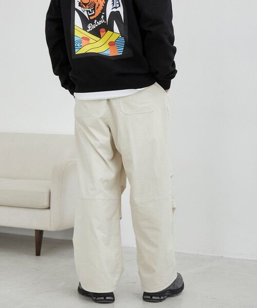 coen（コーエン）の「【C.Mt】WIDE PANTS（その他パンツ・メンズ・オフホワイト/ブラック/ダークグレー・M/L）」の9枚目の写真
