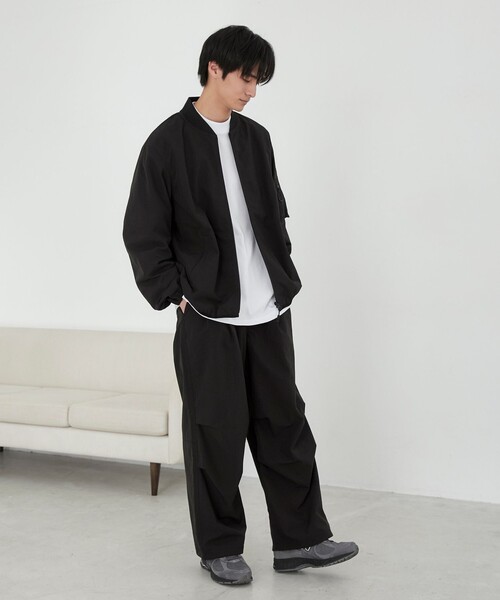 coen（コーエン）の「【C.Mt】WIDE PANTS（その他パンツ・メンズ・オフホワイト/ブラック/ダークグレー・M/L）」の12枚目の写真