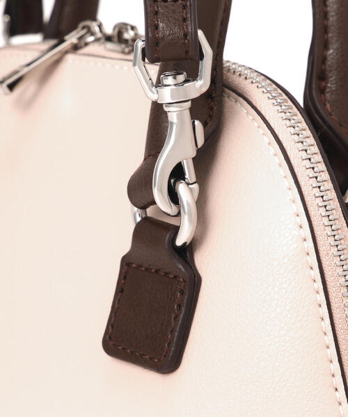 NATURAL BEAUTY BASIC(ナチュラルビューティーベーシック)の「◇【美人百花掲載】ボウリボンミニボストンバッグ(ボストンバッグ・レディース・グレー系その他/ブラック/ベージュ系その他/ホワイト系その他・フリ-)」の5枚目の写真