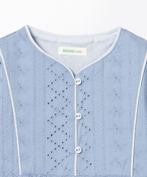 BEAMS mini(ビームスミニ)の「パンチング レース ワンピース 2025SS(90~150cm)(ワンピース・キッズ・サックスブルー/パープル系その他4/バイオレット/ブルー系その他・150/130/120/110/100/90/140)」の19枚目の写真