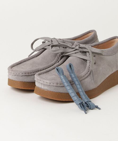 Clarks（クラークス）の「WallabeeEVOSh / ワラビーエヴォシューズ（ダークグレースエード）（モカシン/デッキシューズ・レディース・ダークグレー・UK3/UK3.5/UK4/UK4.5/UK5/UK5.5/UK6）」の7枚目の写真