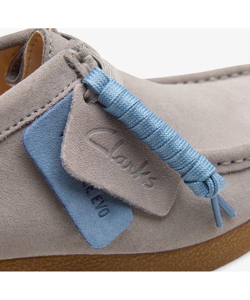 Clarks（クラークス）の「WallabeeEVOSh / ワラビーエヴォシューズ（ダークグレースエード）（モカシン/デッキシューズ・レディース・ダークグレー・UK3/UK3.5/UK4/UK4.5/UK5/UK5.5/UK6）」の4枚目の写真