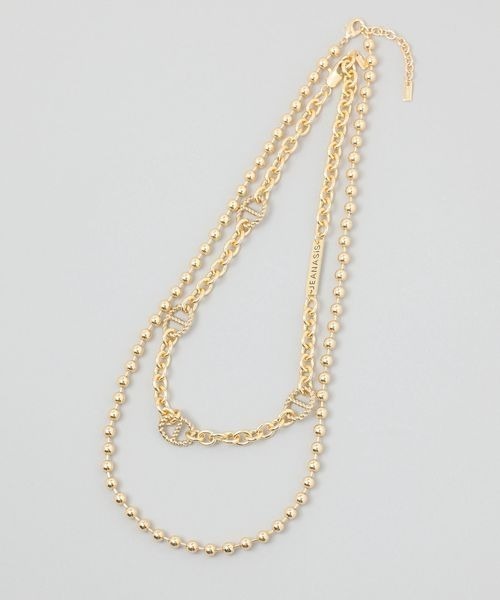 JEANASIS（ジーナシス）の「2レンロングチェーンネックレス/284417（ネックレス・レディース・シルバー/ゴールド・FREE）」の2枚目の写真