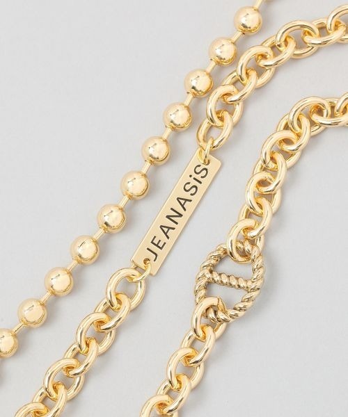 JEANASIS（ジーナシス）の「2レンロングチェーンネックレス/284417（ネックレス・レディース・シルバー/ゴールド・FREE）」の17枚目の写真