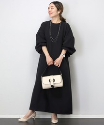 バルーン」に該当するレディースのワンピース（ブラック/黒色系