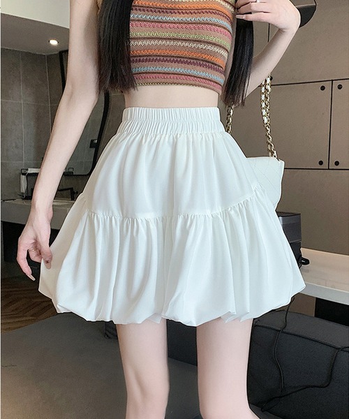 NANEA（ナネア）の「バルーンミニスカート（スカート・レディース・ホワイト/ブラック/ブラウン・SMALL/MEDIUM/LARGE）」の15枚目の写真