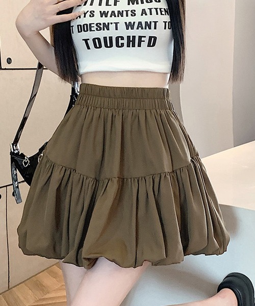 NANEA（ナネア）の「バルーンミニスカート（スカート・レディース・ホワイト/ブラック/ブラウン・SMALL/MEDIUM/LARGE）」の12枚目の写真