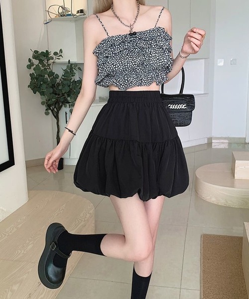 NANEA（ナネア）の「バルーンミニスカート（スカート・レディース・ホワイト/ブラック/ブラウン・SMALL/MEDIUM/LARGE）」の8枚目の写真
