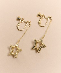 Zoule ゾーラ：Luminousシリーズ　ornament star　スター　星　イヤリング
