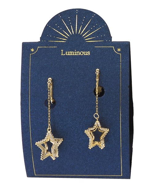 Zoule(ゾーラ)の「Zoule ゾーラ:Luminousシリーズ ornament star スター 星 イヤリング(イヤリング・レディース・ゴールド/シルバー・FREE)」の10枚目の写真