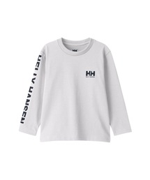 【HELLY HANSEN】K L/S Letter Tee キッズロングスリーブレターティー
