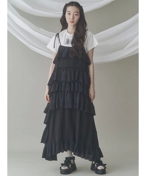 merry jenny（メリージェニー）の「cat frill tee（Tシャツ/カットソー・レディース・ライトブルー/オフホワイト/ピンク・FREE）」の16枚目の写真