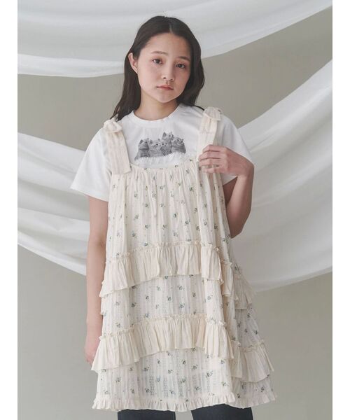 完売未使用 merry jenny fluffy frill tops メリージェニー merry jenny fluffy frill tops （ブラック