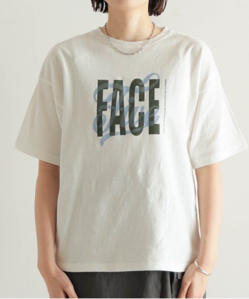 NOMBRE IMPAIR(ノンブルアンペール)の「FACE Five PT 半袖TEE(Tシャツ/カットソー・レディース・グリーン/ブラウン・FREE)」の7枚目の写真