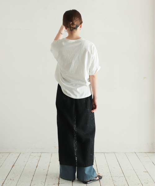 NOMBRE IMPAIR(ノンブルアンペール)の「FACE Five PT 半袖TEE(Tシャツ/カットソー・レディース・グリーン/ブラウン・FREE)」の18枚目の写真